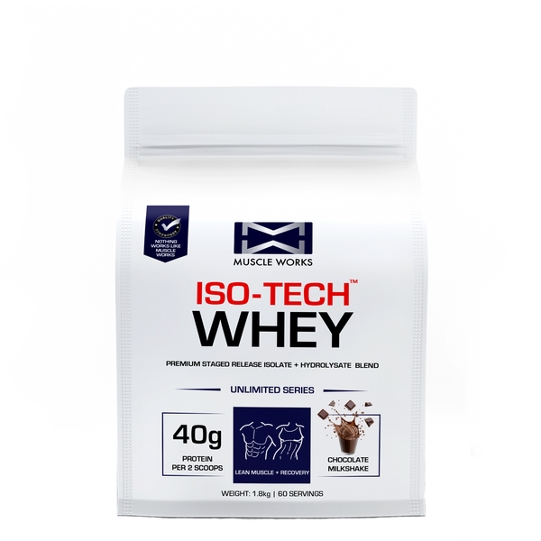 Muscle Works Iso-Tech Chocolate Milkshake 1.8kg