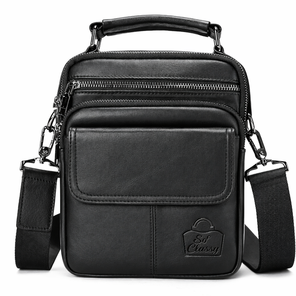 SACLASSY Genuine Leather Crossbody Bag Shoulder Messenger Bag 6266