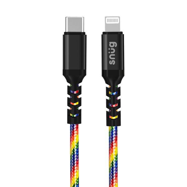 Snug 1.2M MFI To TYPC Rainbow Cable