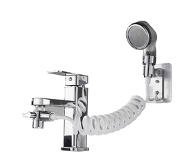 Retractable Shower Head/ Sink Hose Water Pipe Faucet Bathroom Tap MLx1 ...