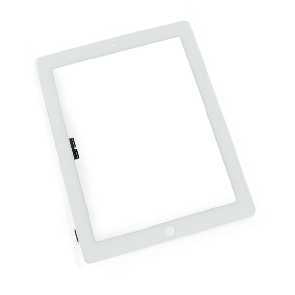 Replacement For iPad 3 and iPad 4 Front Touch Glass - White