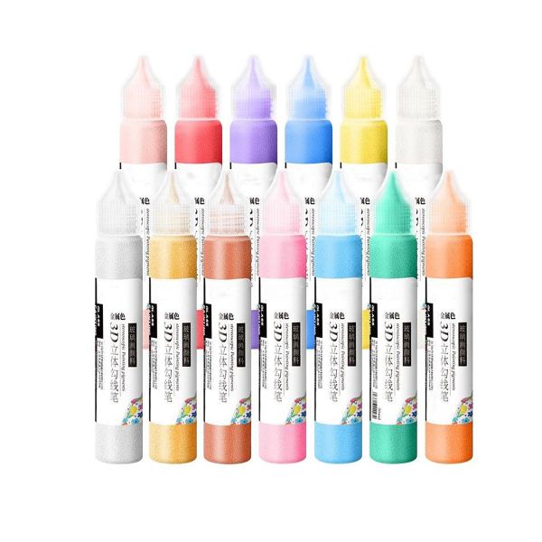 13 Pieces Glass Paints For Glass Painting 30ML Glass Pigments Pens For Art