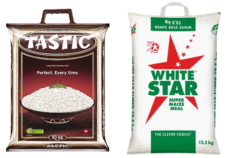 12,5 kg White Star Maize Meal &amp; 10kg Tastic Rice