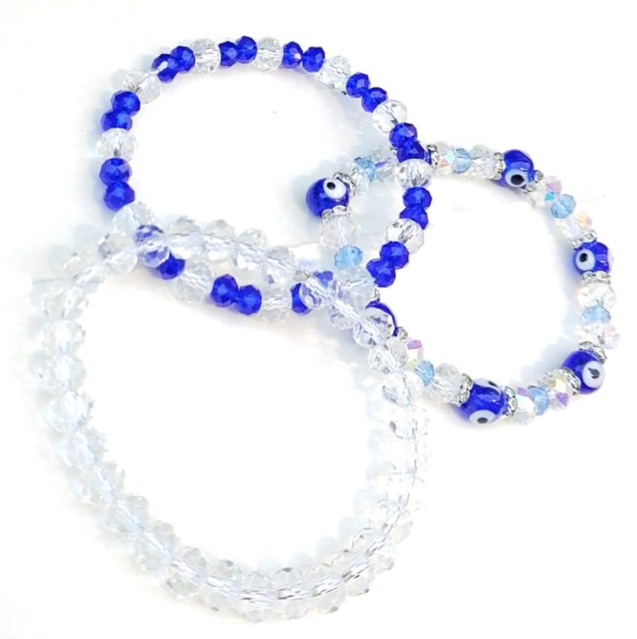 Evil Eye & Crystal Stack Bracelet Set (EM50) Shop Today. Get it