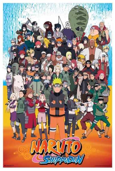 Naruto Shippuden - Cast Poster