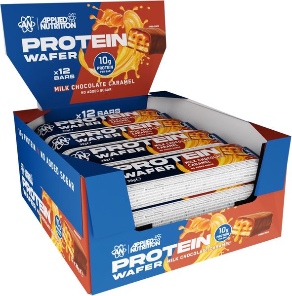 Applied Nutrition Protein Wafer Bar (Box of 12) - Milk Chocolate Caramel