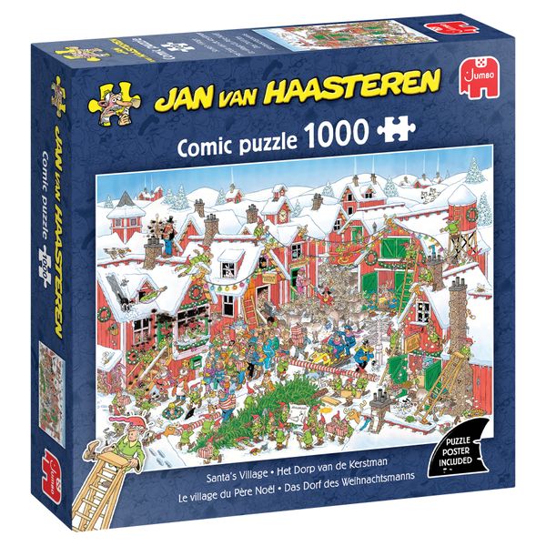 Jumbo Jan van Haasteren - Santa's Village Puzzle - 1000 Pieces
