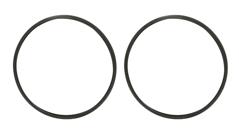 Two 700 x 25C Bicycle Tyre's 27 TPI Compass Clincher Road Tyres Black Set