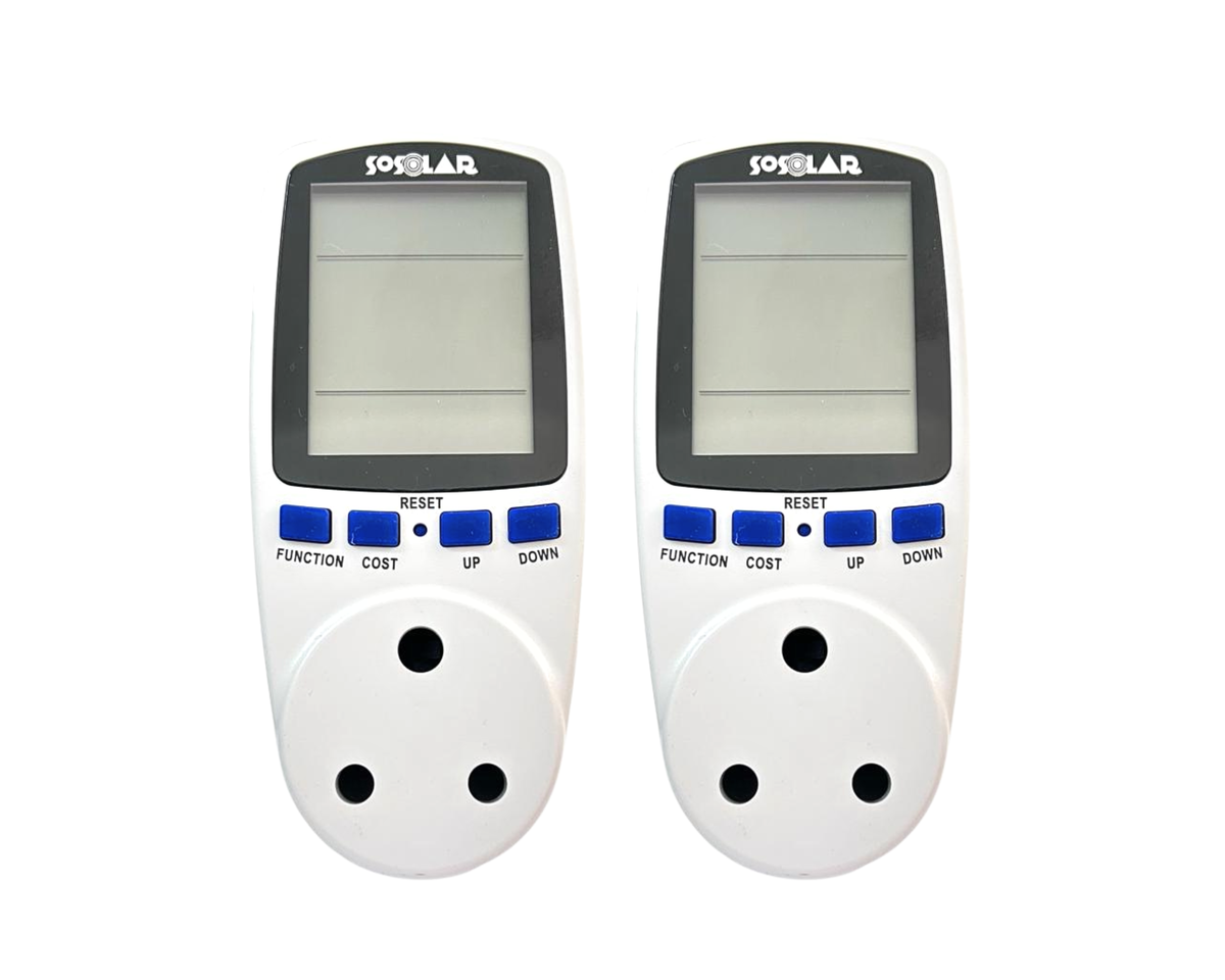 Smart Watt Power Meter Digital Socket Pack of 2 | Shop Today. Get it ...