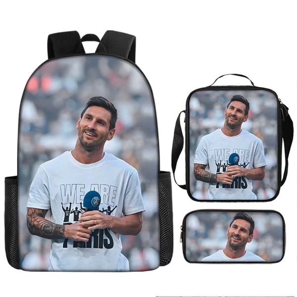 Lunch Box &amp; Pencil Case - Messi image