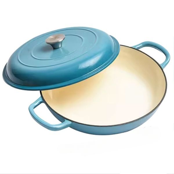 Enamelled Cast Iron Non-Stick Dutch Oven Pot