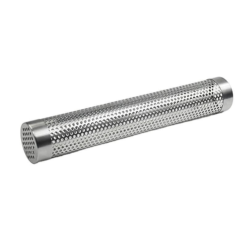 Herqona-304 Stainless Steel Smoker Tube with Density Diffusion Holes -31 cm