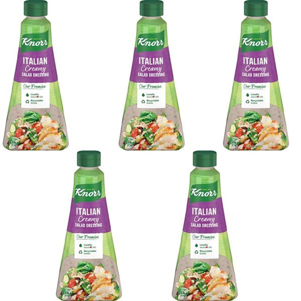 Knorr Creamy Italian Salad Dressing - 5 x 340ml