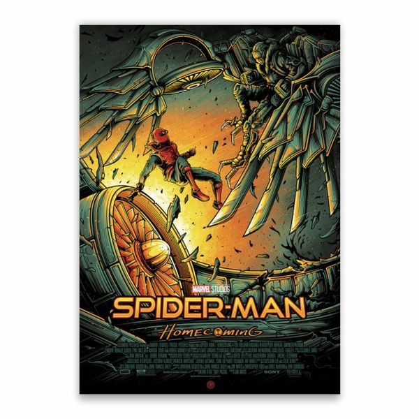 Spider-Man Homecoming Yellow Poster - A1