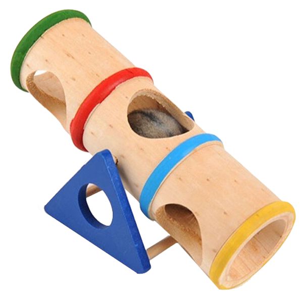 Pet Hamster Rabbit Small Animal Interactive Seesaw Tunnel (16.7x6.6x7.5cm)