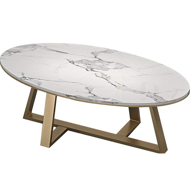 Melina Oval Marble Coffee Table Shop Today. Get it Tomorrow