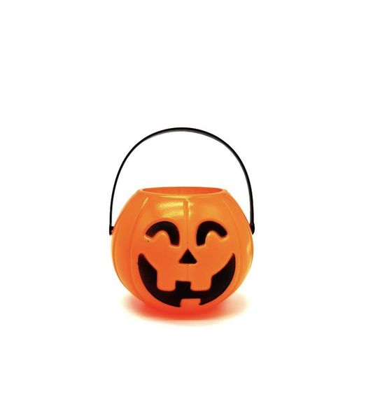 Bufftee Halloween Pumpkin Small Treat Bucket