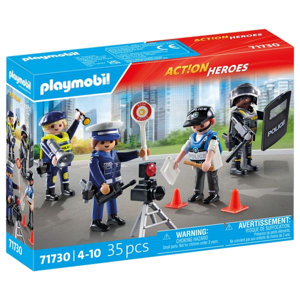 Playmobil Action Heroes - Police Figures Set - 35 Pieces