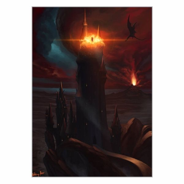 The Fortress of Barad Dur Poster - A1