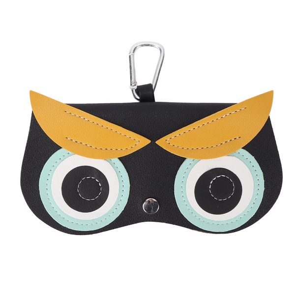 Premium Leather Snap-Closure Sunglasses Case - Anti-Scratch for Travel &amp; Outdoor