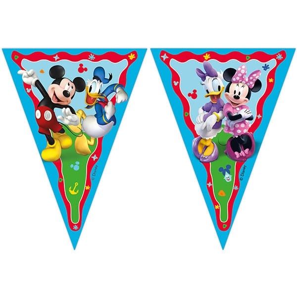 Mickey Rock The House Triangle Paper Flag Banner