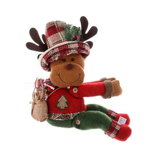 Christmas Decoration Plush Doll Pendant - Elk Style Curtain Tieback