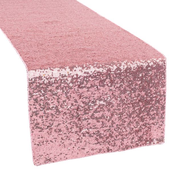 Sequin Table Runner-Pink 3m
