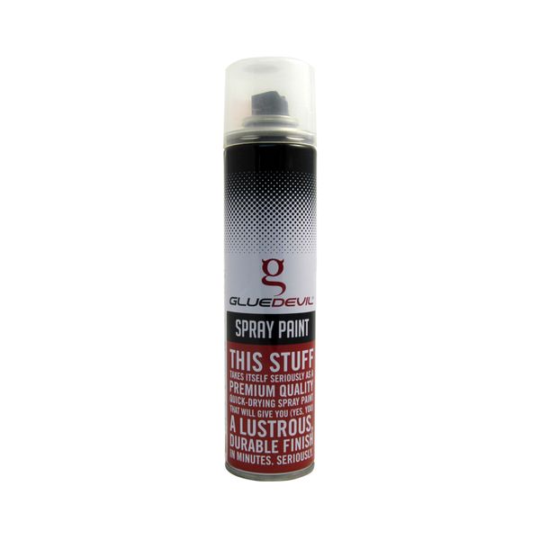 Glue Devil - Spray Paint - Clear Lacquer - 300ml - 4 Pack