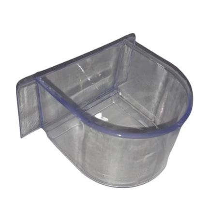 Plastic water bowl for bird outlet feeder