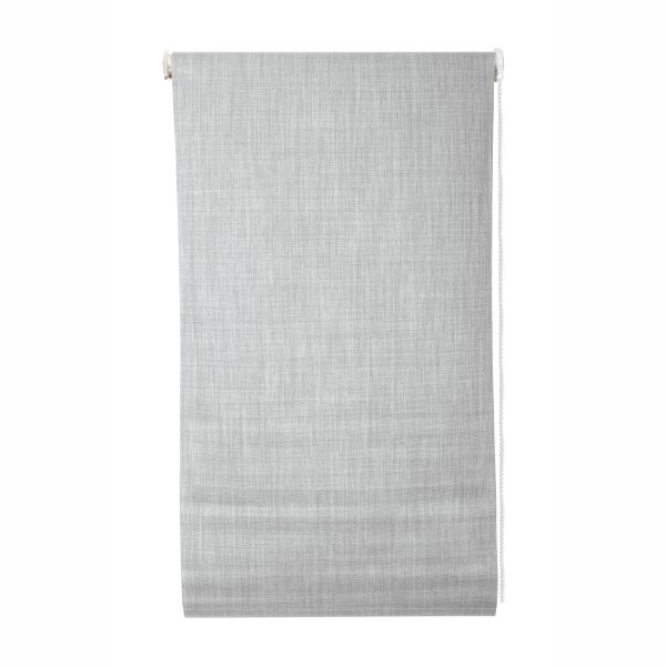 Fabric Roller Blind Blockout - Grey 1000mm x 1600mm
