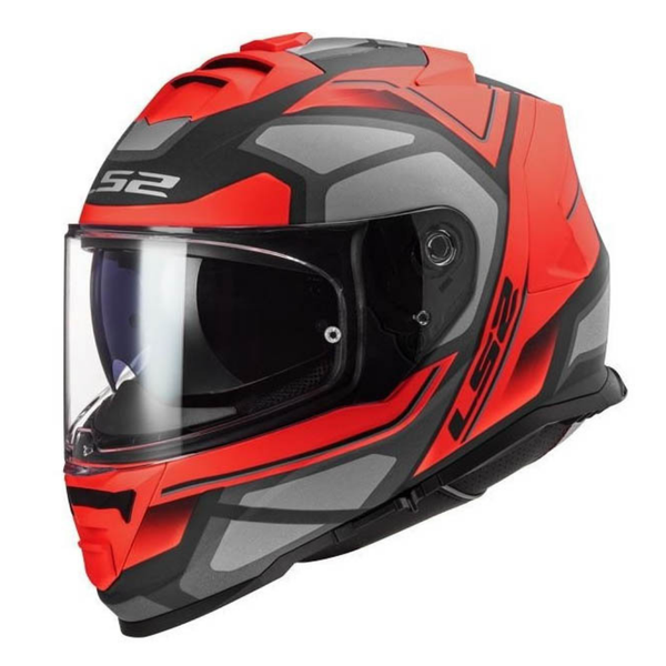 LS2 FF800 Storm Nerve Matt Black/Red Helmet