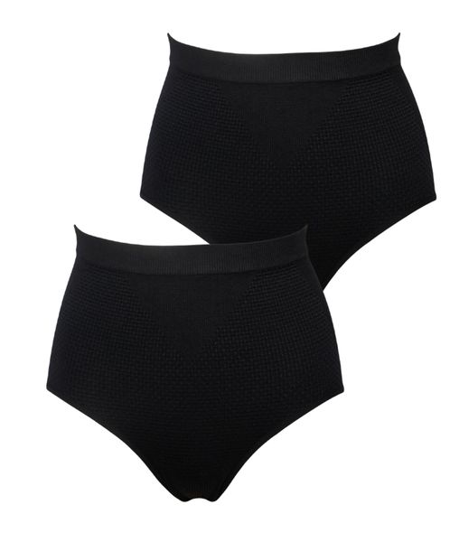 Women Tummy Control Panty Body Shaper High Waisted Brief Seamless Pack of 2
