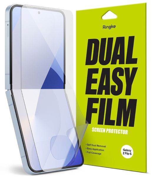 Dual Easy Film (2 Pack) Inner Screen Protector for Galaxy Z Flip 6