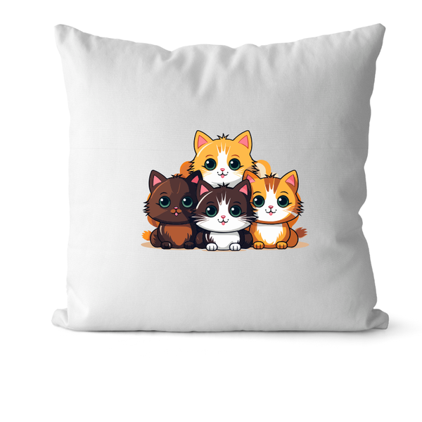 Scatter Cushion 30cm - Kittens Printed Cushion