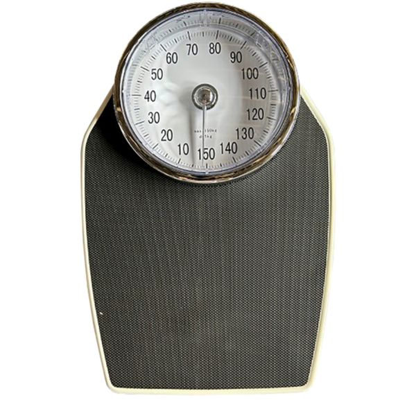 Bathroom Mechanical Scale - Up to 160kg Capacity with Large Easy-Read Dial