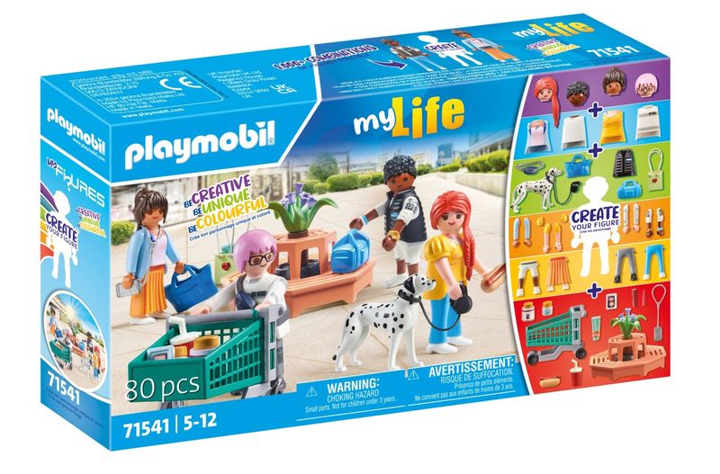 Playmobil My Life - My Figures: Shopping Set - 80 Pieces