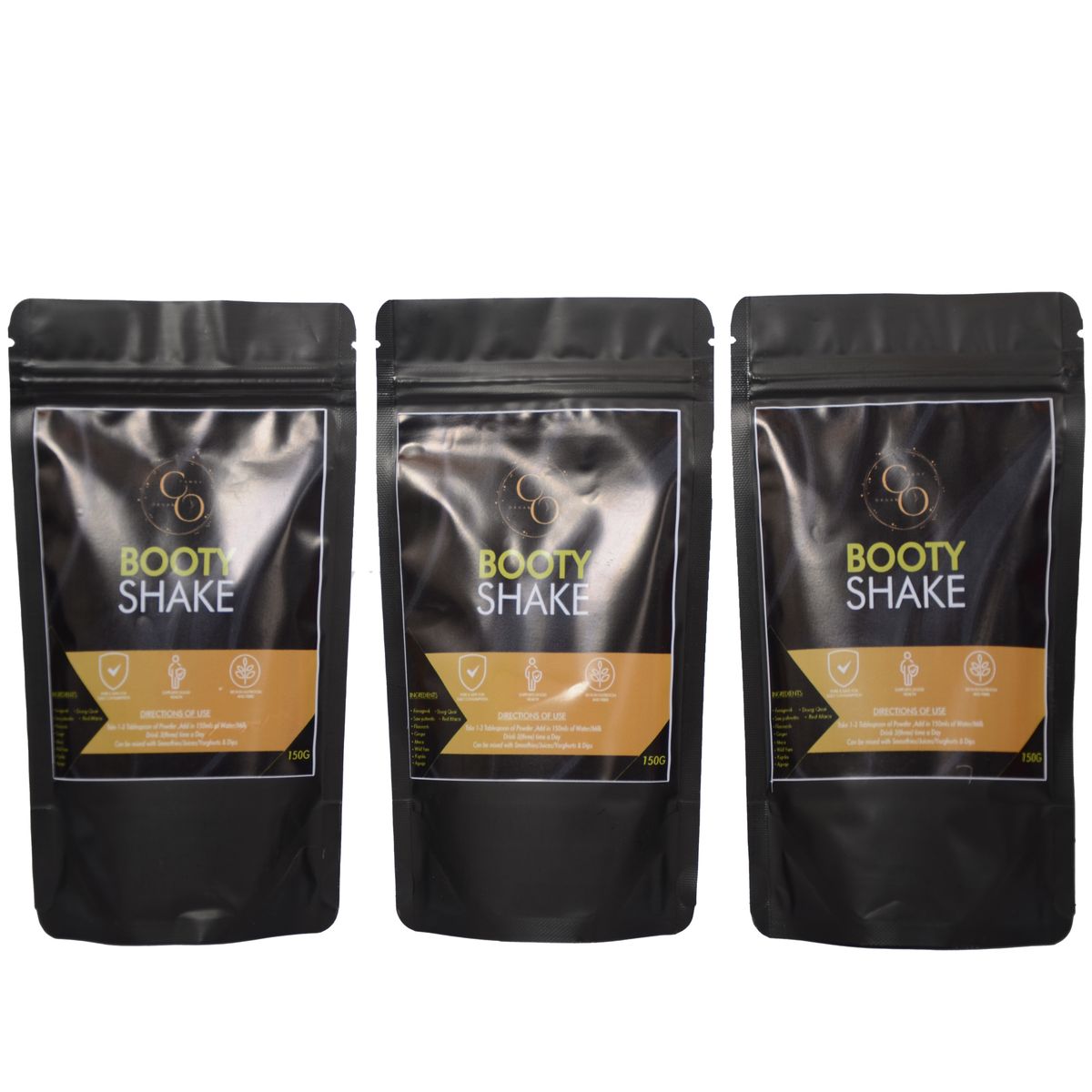 Candy Organic Booty Shake 150g x 3 -(Butt & Hip Growth)