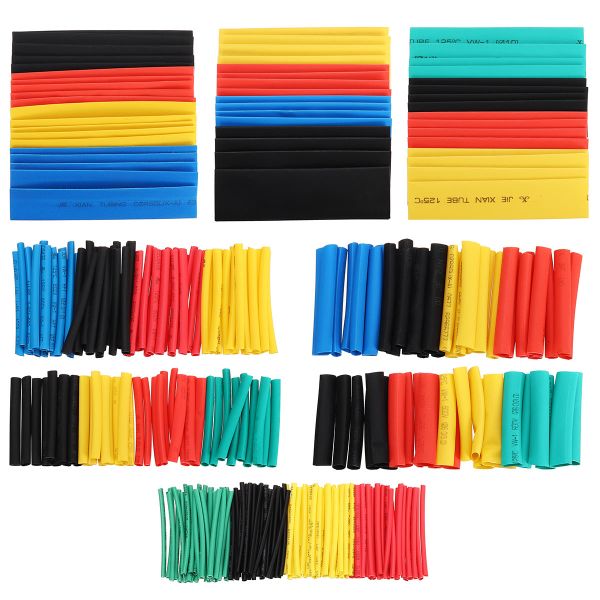 328 Pieces Electrical Insulation Heat Shrinking Tube