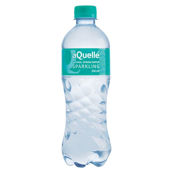 aQuelle - Sparkling Natural Spring Water - 6 x 500 ml