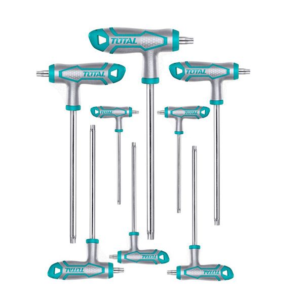 TOTAL 8 Piece T-handle Torx Wrench Set