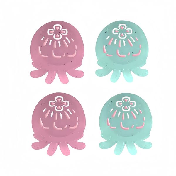 4 Pack Illuminated Jellyfish Thumbstick Grips Cute Joystick Protection