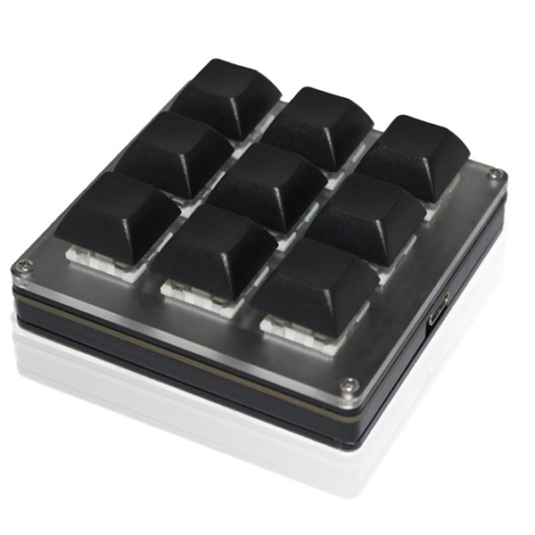 9-Key Wireless Customizable Keyboard 2 4G Usb Bluetooth Tri-Mode Key