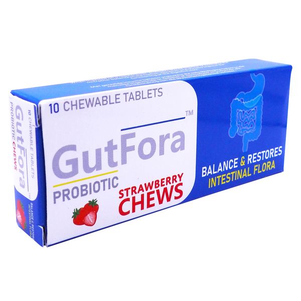 Gutfora Probiotic Strawberry Chews - 10's