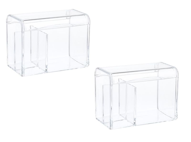 2 Pack Acrylic Organizer