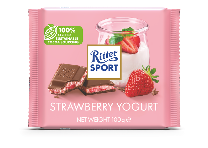 Ritter Sport Strawberry Yoghurt 100g