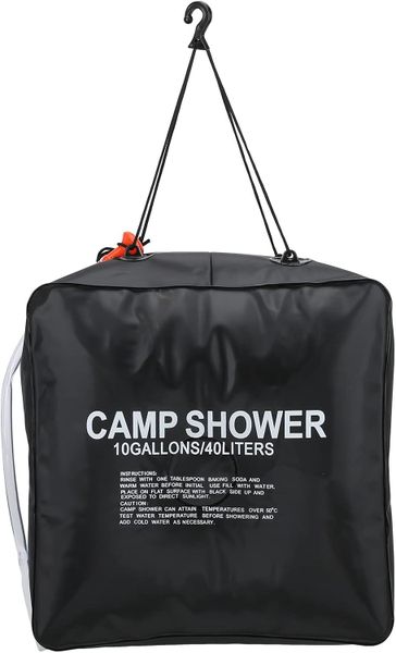 40L Solar Shower Bag for Camping and Outdoor Travel