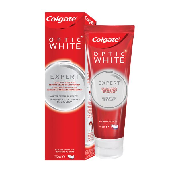 Colgate Optic White Expert, Whitening Toothpaste - 75ml