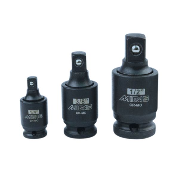 3 Piece Swivel Impact Universal Joint Set