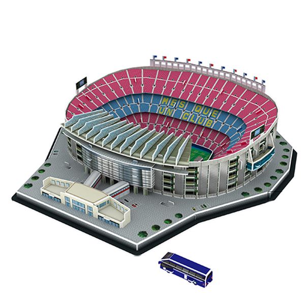 3D Puzzle Camp Nou Stadium Large Model Glueless Assembly Toy Birthday Gift