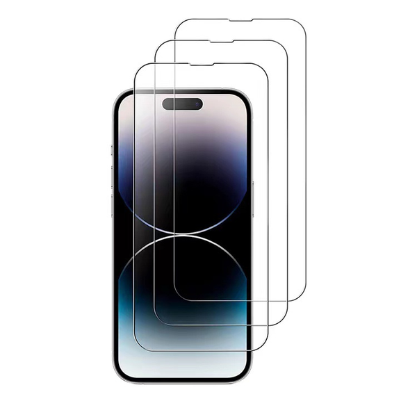 TUFF-LUV 2.5D Tempered Glass Compatible with Apple iPhone 16 Pro - Clear